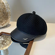 Colestore Prada Veiled Baseball Cap Black - 3