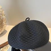 Colestore Prada Veiled Baseball Cap Black - 2