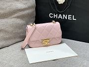 Colestore Chanel Flap Bag Powder Pink 9x18x6 cm - 3