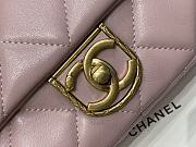 Colestore Chanel Flap Bag Powder Pink 9x18x6 cm - 2