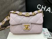 Colestore Chanel Small Flap Bag Pink 19.5cm - 5