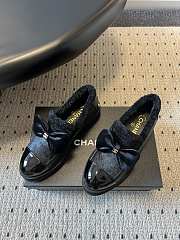 Colestore Chanel Loafers Wool, calfskin, sheepskin & polished calfskin Black  - 5
