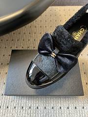 Colestore Chanel Loafers Wool, calfskin, sheepskin & polished calfskin Black  - 4