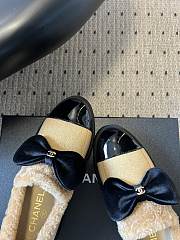 Colestore Chanel Loafers Wool, calfskin, sheepskin & polished calfskin Beige - 3