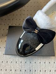 Colestore Chanel Loafers Wool, calfskin, sheepskin & polished calfskin White & Black  - 5