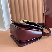Colestore Gucci Siena Small Top Handle Bag Rosso Ancora Red 19x13x8.5cm - 5