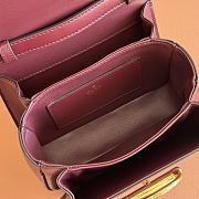 Colestore Gucci Siena Small Top Handle Bag Rosso Ancora Red 19x13x8.5cm - 2