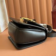 Colestore Gucci Siena Small Top Handle Bag Black 19x13x8.5cm - 3