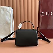 Colestore Gucci Siena Small Top Handle Bag Black 19x13x8.5cm - 2