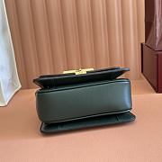 Colestore Gucci Siena Small Top Handle Bag Dark green 19x13x8.5cm - 5