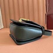 Colestore Gucci Siena Small Top Handle Bag Dark green 19x13x8.5cm - 4