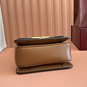 Colestore Gucci Siena Small Top Handle Bag Brown 19x13x8.5cm - 5