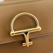Colestore Gucci Siena Small Top Handle Bag Brown 19x13x8.5cm - 3