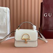 Colestore Gucci Siena Small Top Handle Bag White 19x13x8.5cm - 1