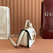 Colestore Gucci Siena Small Top Handle Bag White 19x13x8.5cm - 6
