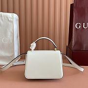 Colestore Gucci Siena Small Top Handle Bag White 19x13x8.5cm - 5