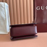 Colestore Gucci Siena Medium Top Handle Bag Rosso Ancora Red 25.5x16x9cm - 5