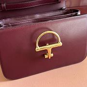 Colestore Gucci Siena Medium Top Handle Bag Rosso Ancora Red 25.5x16x9cm - 4