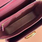 Colestore Gucci Siena Medium Top Handle Bag Rosso Ancora Red 25.5x16x9cm - 2