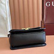 Colestore Gucci Siena Medium Top Handle Bag Black 25.5x16x9cm - 6