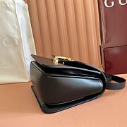 Colestore Gucci Siena Medium Top Handle Bag Black 25.5x16x9cm - 5