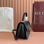 Colestore Gucci Siena Medium Top Handle Bag Black 25.5x16x9cm - 4