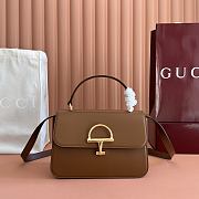 Colestore Gucci Siena Medium Top Handle Bag Brown 25.5x16x9cm - 1