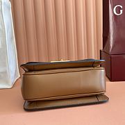 Colestore Gucci Siena Medium Top Handle Bag Brown 25.5x16x9cm - 3