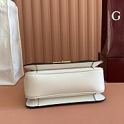 Colestore Gucci Siena Medium Top Handle Bag White 25.5x16x9cm - 5