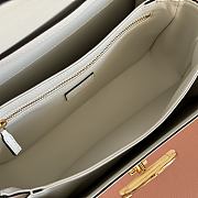 Colestore Gucci Siena Medium Top Handle Bag White 25.5x16x9cm - 3