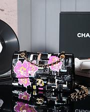 Colestore Chanel Classic 11.12 Handbag, Satin, Sequins, Camellia Edition 15.5×25.5×6.5cm - 1