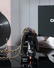 Colestore Chanel Classic 11.12 Handbag, Satin, Sequins, Camellia Edition 15.5×25.5×6.5cm - 3