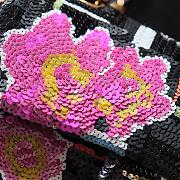 Colestore Chanel Classic 11.12 Handbag, Satin, Sequins, Camellia Edition 15.5×25.5×6.5cm - 4