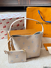 Colestore Louis Vuitton All In BB Bicolour Monogram Empreinte Leather Light Blue 18×19x11cm - 3