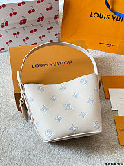 Colestore Louis Vuitton All In BB Bicolour Monogram Empreinte Leather Light Blue 18×19x11cm - 4