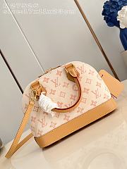 	 Colestore Louis Vuitton Alma BB Monogram Denim Canvas Soft Pink 17 x 11 x 23 cm - 3