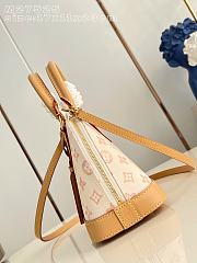 	 Colestore Louis Vuitton Alma BB Monogram Denim Canvas Soft Pink 17 x 11 x 23 cm - 2