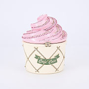 Colestore Chanel Minaudiere Ice Cream Bag   Plexiglas, Stone particles & Gold-colored metal  White, Pink, Light Green 15×12cm - 4