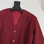 Colestore Chanel Jacket Tweed Red  - 3