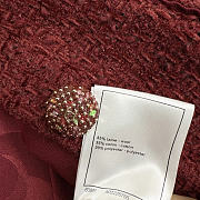 Colestore Chanel Jacket Tweed Red  - 2