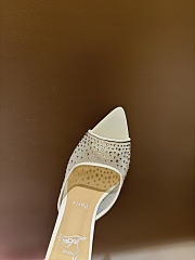 Colestore Christian Louboutin Miss Z Mule 100mm Pumps Mesh, nappa leather, strass and pearls Blush - 2