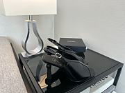 Colestore Chanel Sandals Shiny Crumpled Calfskin & Calfskin, Black  - 6