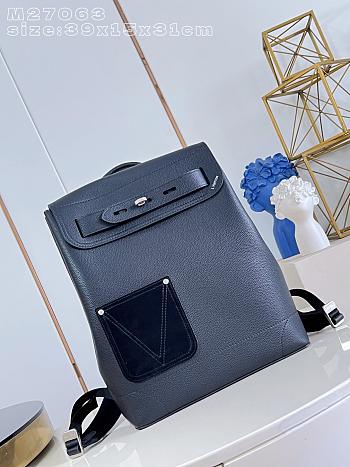 Colestore Louis Vuitton Steamer Backpack H38 Black 39 x 15.5 x 31cm