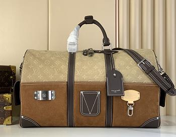 Colestore  Louis Vuitton Keepall Bandoulière 50 Autres Cuirs Monogram 29 x 23 x 50cm