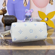 Colestore Louis Vuitton Nano Speedy Monogram Empreinte Leather Light Blue 16 x 10 x 7.5 cm - 5