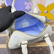 Colestore Louis Vuitton Speedy Bandoulière 20 Bicolour Monogram Empreinte Leather Light Blue 20.5x13.5x12cm - 6