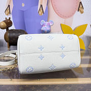 Colestore Louis Vuitton Speedy Bandoulière 20 Bicolour Monogram Empreinte Leather Light Blue 20.5x13.5x12cm - 4