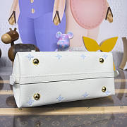 Colestore  Louis Vuitton CarryAll PM Bicolour Monogram Empreinte Light Blue 29.5x24x12cm - 5