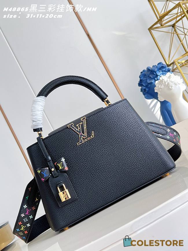 Colestore  Louis Vuitton LV x TM Capucines MM Capucines Black 31 x 11 x 20cm - 1
