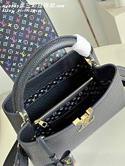 Colestore  Louis Vuitton LV x TM Capucines MM Capucines Black 31 x 11 x 20cm - 5